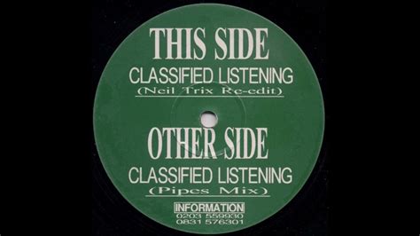 fbd-004|FBD Project – Classified Listening (1994, Vinyl)